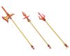 M.S.G Modeling Support Goods VIRTUOUS STYLE11 POLE WEAPON SET FLAMERITE Ver. - VIRTUOUS STYLE | Kotobukiya Goods