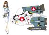 Misa Hayase w/VF-1S Super Valkyrie Egg Plane 1/24 - Super Dimension Fortress Macross | Hasegawa Plastic Model