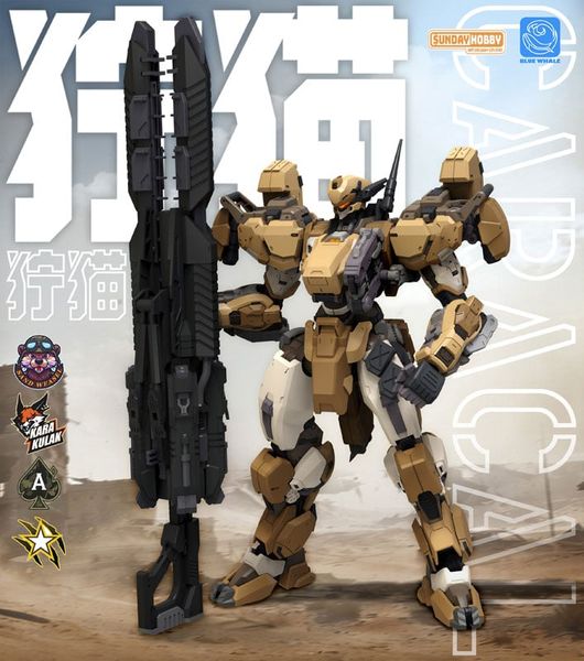 Plastic Model Kit REA-03D Caracal - Blue Whale | MJZ STUDIO Plastic Model Kit