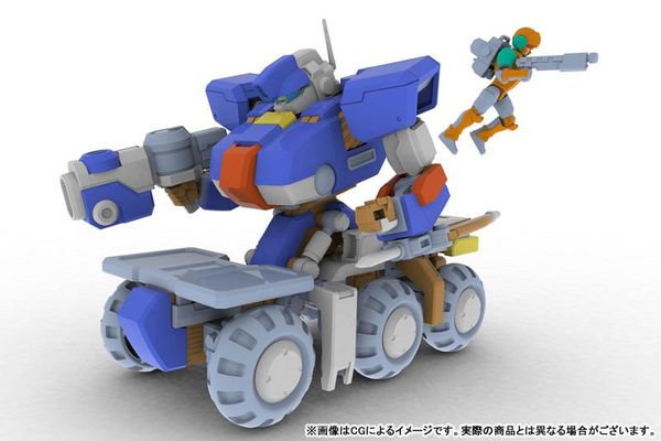 5inch Mechanism TYPE04 SHINRYU 1/35 - Wolf Fang Kuuga 2001 | Plum Plastic Model