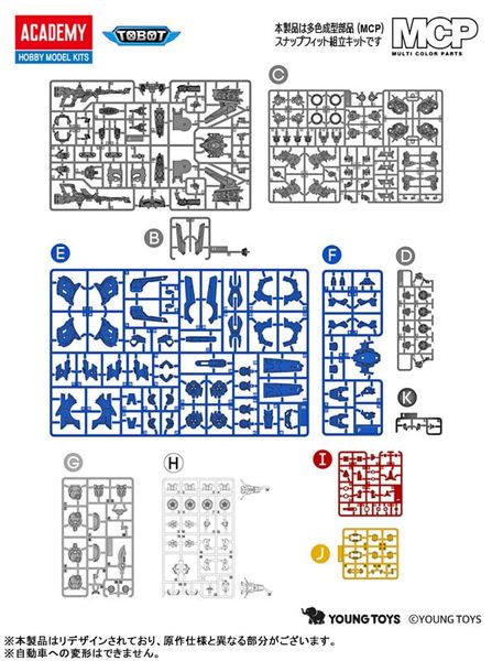 TOBOT Y - TOBOT | Academy Plastic Model