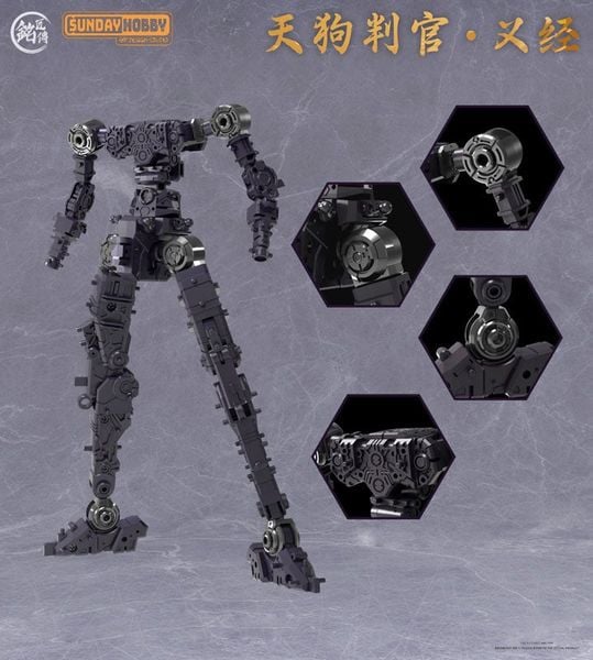 Plastic Model Kit Tengu Hangan Yoshitsune | MJZ STUDIO x SUNDAY HOBBY