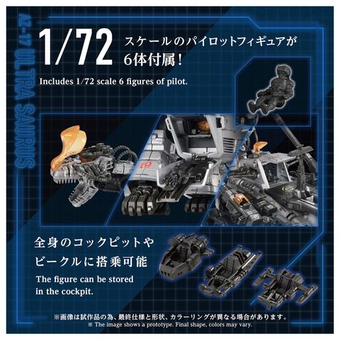 ZOIDS AZ 17 Ultrasaurus 1/72 - Zoids | Takara Tomy Model Kit