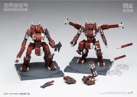 Ember Obsidian Protocol Raid Starter Set | Queti Tectonics Plastic Model