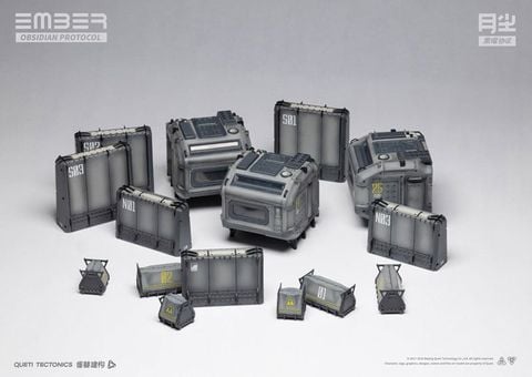 Ember Obsidian Protocol Raid Starter Set | Queti Tectonics Plastic Model