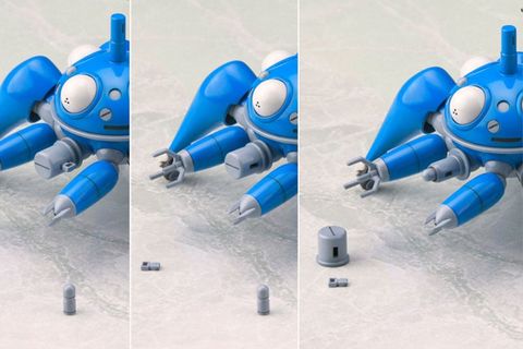 Tachikoma With Motoko Kusanagi & Batou & Miki 1/35 - Ghost in the Shell STAND ALONE COMPLEX | Kotobukiya Plastic Model