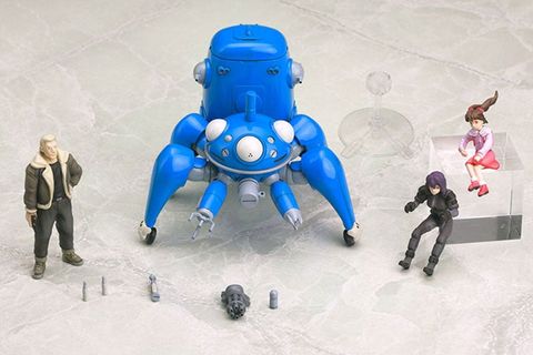 Tachikoma With Motoko Kusanagi & Batou & Miki 1/35 - Ghost in the Shell STAND ALONE COMPLEX | Kotobukiya Plastic Model
