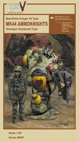 Maschinen Krieger MK44 Ammoknights Smartgun Equipment Type 1/20 - Maschinen Krieger | Hasegawa Figure