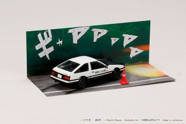 1/64 Toyota SPRINTER TRUENO AE86 Takumi Fujiwara VS Tomoyuki Tachi - Initial D | HobbyJAPAN Goods