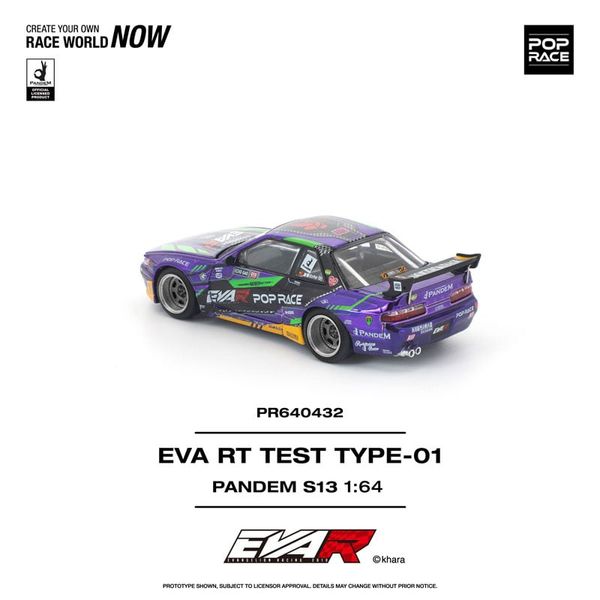1/64 EVA RT Test Type-01 PANDEM S13 - Evangelion Series | POP RACE Car Model