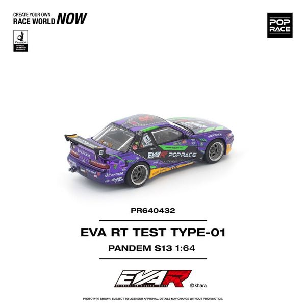 1/64 EVA RT Test Type-01 PANDEM S13 - Evangelion Series | POP RACE Car Model