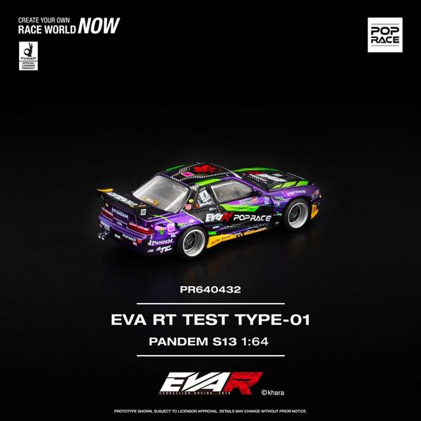 1/64 EVA RT Test Type-01 PANDEM S13 - Evangelion Series | POP RACE Car Model