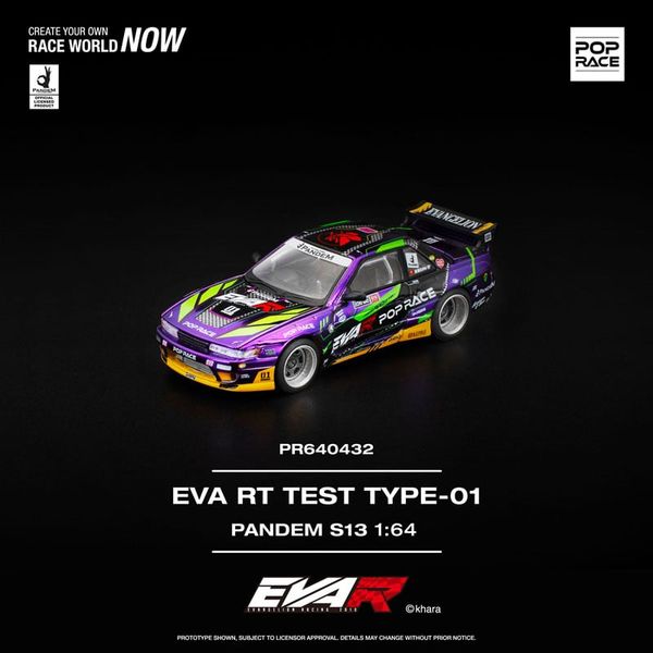 1/64 EVA RT Test Type-01 PANDEM S13 - Evangelion Series | POP RACE Car Model