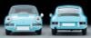 Tomica Limited Vintage LV-110c Porsche 911 Light Blue '65 1/64 - Porsche 911 | Tomytec Figure