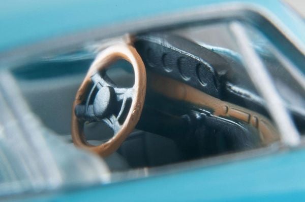 Tomica Limited Vintage LV-110c Porsche 911 Light Blue '65 1/64 - Porsche 911 | Tomytec Figure