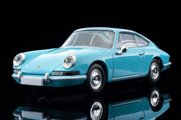 Tomica Limited Vintage LV-110c Porsche 911 Light Blue '65 1/64 - Porsche 911 | Tomytec Figure