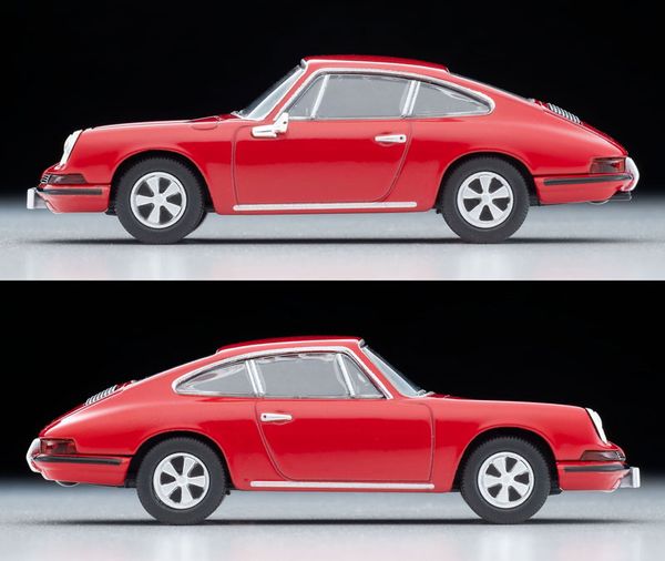 Tomica Limited Vintage LV 86h Porsche 911S Red '67 1/64 - Tomytec Car Model