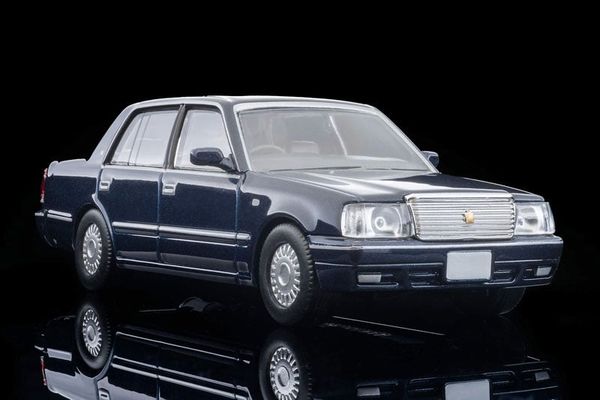 Tomica Limited Vintage NEO LV N375a Toyota Crown Sedan Super Deluxe Navy Blue 1/64 - Toyota Crown | Tomytec Goods