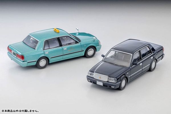 Tomica Limited Vintage NEO LV N375a Toyota Crown Sedan Super Deluxe Navy Blue 1/64 - Toyota Crown | Tomytec Goods