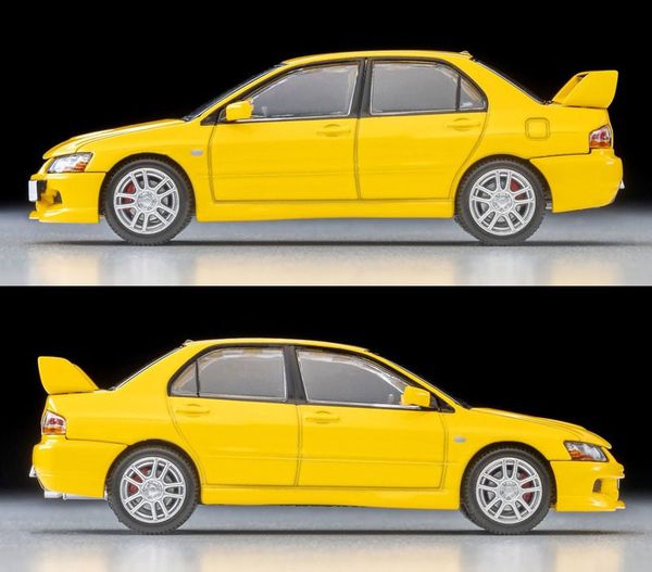 Tomica Limited Vintage NEO LV N376a Mitsubishi Lancer Evolution IX GSR Yellow 2005 1/64 - Tomica | Tomytec Model Car