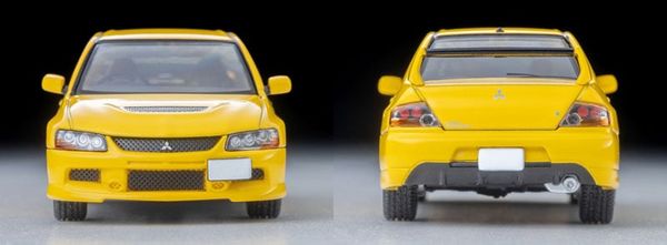 Tomica Limited Vintage NEO LV N376a Mitsubishi Lancer Evolution IX GSR Yellow 2005 1/64 - Tomica | Tomytec Model Car
