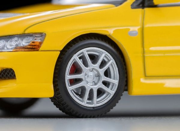 Tomica Limited Vintage NEO LV N376a Mitsubishi Lancer Evolution IX GSR Yellow 2005 1/64 - Tomica | Tomytec Model Car