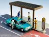 Tomica Limited Vintage NEO DioColle 64 #Car Snap 04c Taxi Station w/Toyota Crown Sedan 1/64 - Diorama Collection | Tomytec Goods