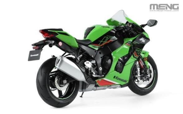 Plastic Model 1/9 Kawasaki Ninja ZX-10R KRT EDITION Pre-painted Version | MENG Model
