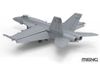 1/48 Boeing F/A-18E Super Hornet Golden Dragons Plastic Model - MENG Model Plastic Model