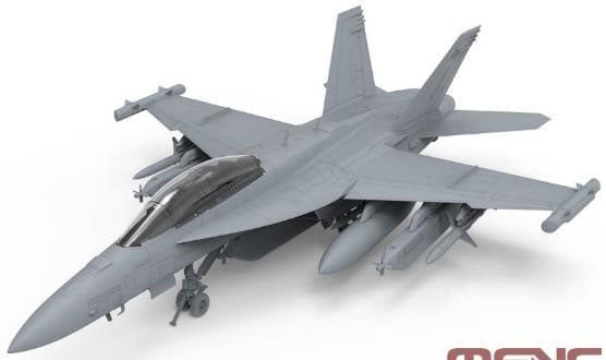 1/48 Boeing EA-18G Growler Electronic Warfare Yellow Jackets - Military Aircraft | MENG Model Plastic Model Kit