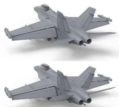 1/48 Boeing EA-18G Growler Electronic Warfare Yellow Jackets - Military Aircraft | MENG Model Plastic Model Kit