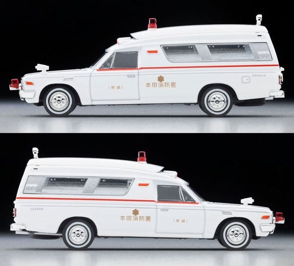 Tomica Limited Vintage LV 216b Toyota Ambulance FS55V Model Honda Fire Department 1/64 - Tomytec Goods