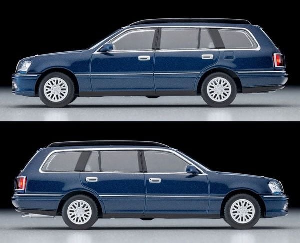 Tomica Limited Vintage NEO LV N378b Toyota Crown Estate Royal Saloon Navy 2000s Model 1/64 - Tomytec Diecast