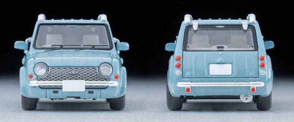 Tomica Limited Vintage NEO LV-N379a Nissan PAO Aqua Gray 1989 Model 1/64 - Nissan PAO | Tomytec Mini Car