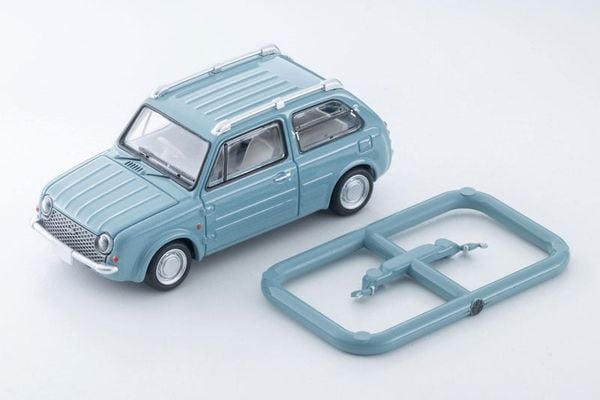 Tomica Limited Vintage NEO LV-N379a Nissan PAO Aqua Gray 1989 Model 1/64 - Nissan PAO | Tomytec Mini Car