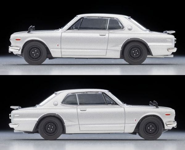 Tomica Limited Vintage NEO LV N Ogikubo Damashii Vol.11 Nissan Skyline Hardtop 2000GT R Silver 1972 Model 1/64 - Car Models | Tomytec Mini Car