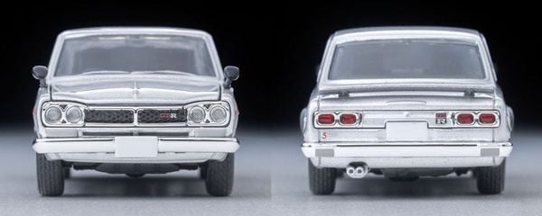 Tomica Limited Vintage NEO LV N Ogikubo Damashii Vol.11 Nissan Skyline Hardtop 2000GT R Silver 1972 Model 1/64 - Car Models | Tomytec Mini Car