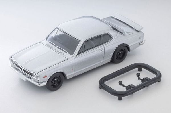 Tomica Limited Vintage NEO LV N Ogikubo Damashii Vol.11 Nissan Skyline Hardtop 2000GT R Silver 1972 Model 1/64 - Car Models | Tomytec Mini Car