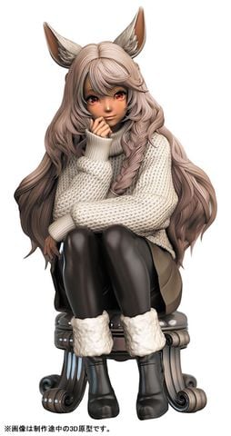 Resin Figure miya 1/12 - Animal Ears Gyaru | Hasegawa Figure