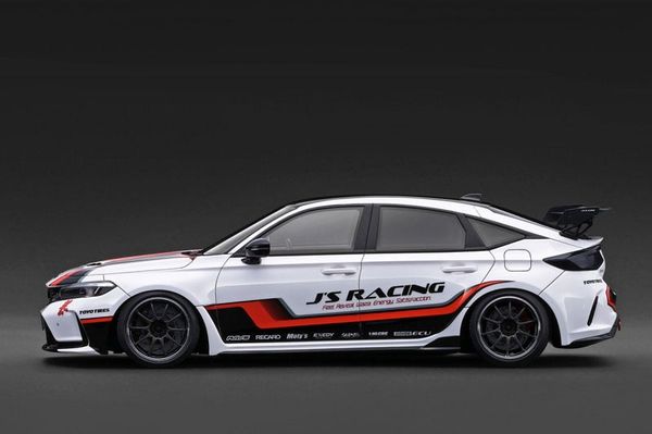 1/18 Honda Civic Type R J'S Racing FL5 White - Ignition Model Goods