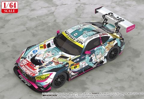 Hatsune Miku Good Smile AMG 2018 SUPER GT Ver. 1/64 - Hatsune Miku GT Project | Good Smile Racing Figure