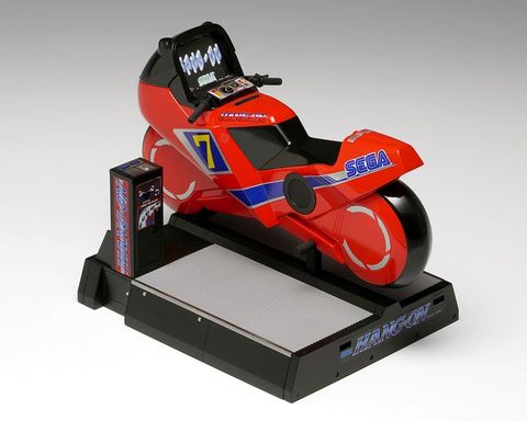 Hang on Game Machine [Ride on Type] 1/12 | WAVE Plastic Model