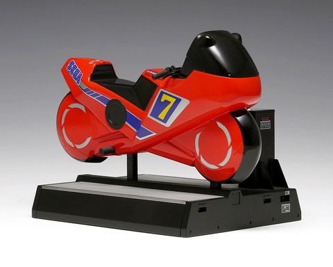 Hang on Game Machine [Ride on Type] 1/12 | WAVE Plastic Model