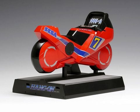Hang on Game Machine [Ride on Type] 1/12 | WAVE Plastic Model
