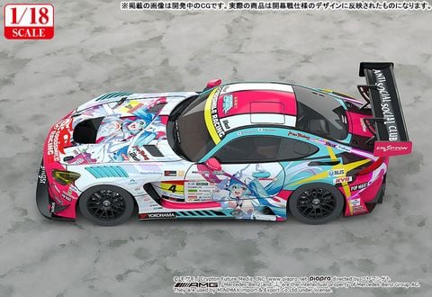 Good Smile Hatsune Miku AMG 2024 Season Opening Ver. 1/18 | Good Smile Racing Plastic Model