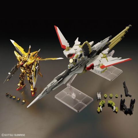 RG 1/144 The Gundam Base Limited Akatsuki Gundam Oowashi Unit & HG 1/144 Zeus Silhouette + Custom Joint Parts Set - Gundam Series | Bandai Spirits Plastic Model
