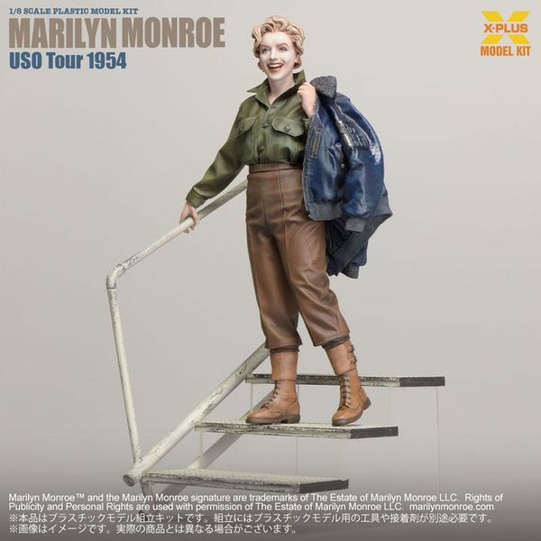 Model Kit Marilyn Monroe U.S.O. Tour 1954 1/8 - Person History | X-PLUS