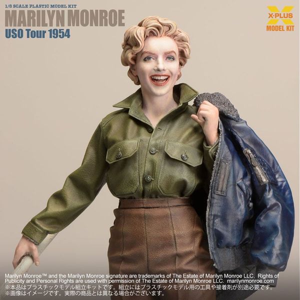 Model Kit Marilyn Monroe U.S.O. Tour 1954 1/8 - Person History | X-PLUS