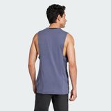  Áo Tank Top Adidas Tập Luyện Designed for Training - Màu Xanh Da Trời - IX9162 
