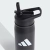  Bình Nước Adidas Kim Loại 600 ML Có Ống Hút - Màu Đen - KC6409 